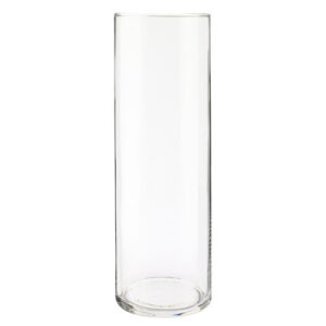 Vase 10.5 Inch Clear Cylinder Glass