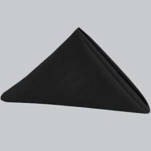 Black Napkins 20X 20