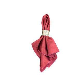 Red Napkins Satin