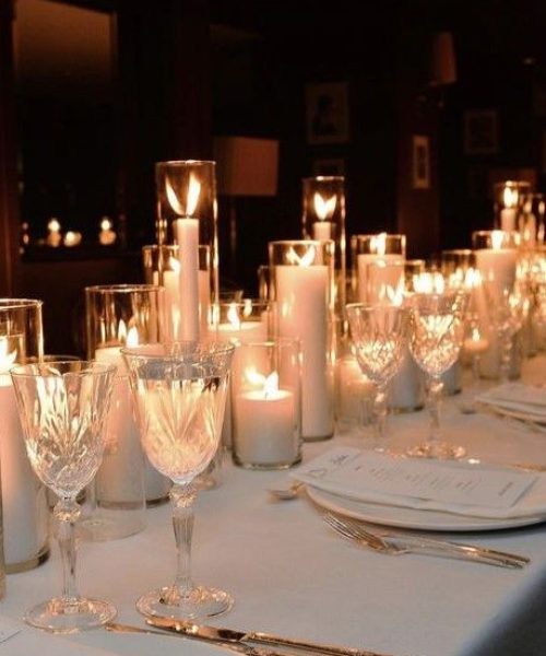 Candle Ideas For Wedding Tables