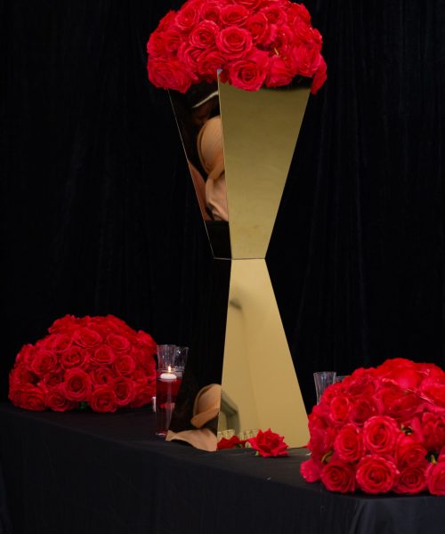 Red Flower Ball 70 cm